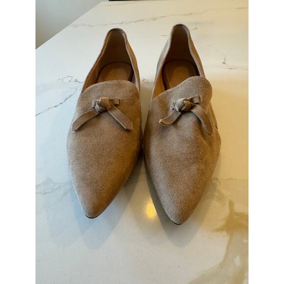 Cole Haan suede tan block heel - Picture 4 of 10